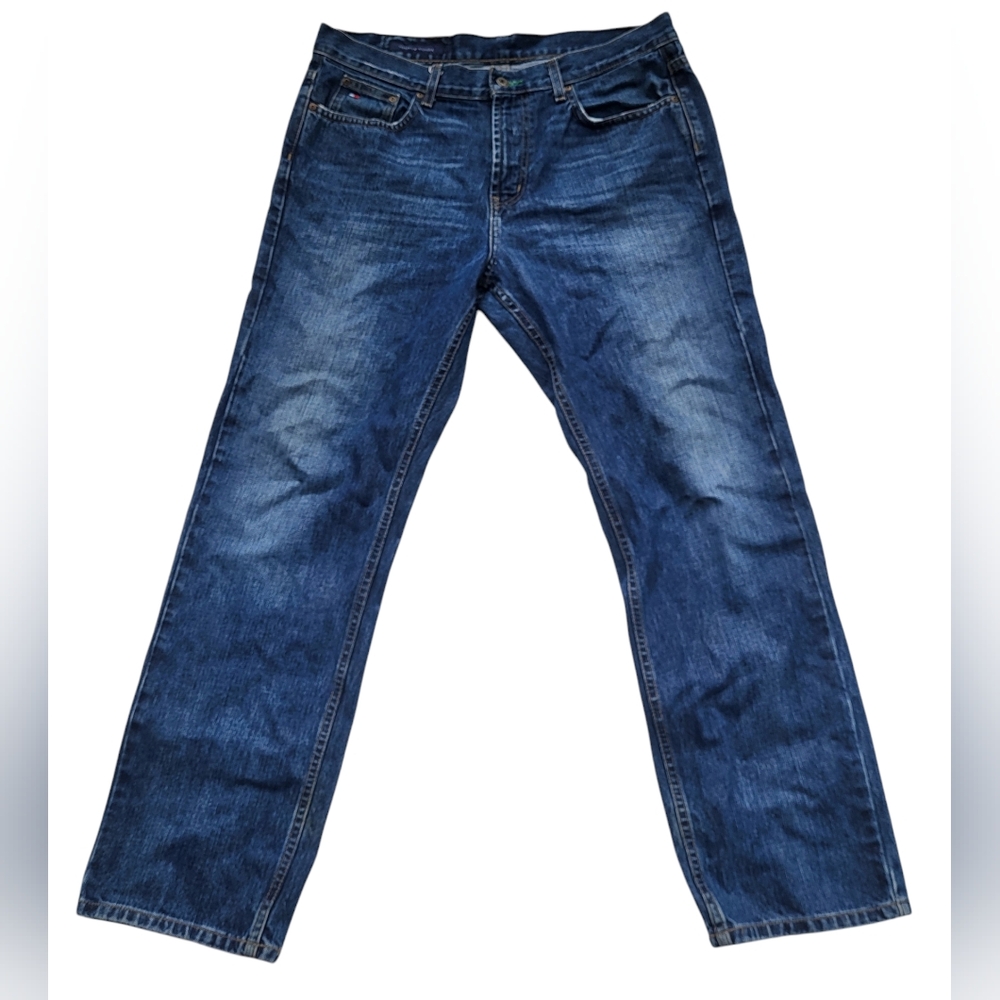 Vintage Tommy Hilfiger Size 34W/30L Men’s Tommy Straight Leg Jeans Dark Wash